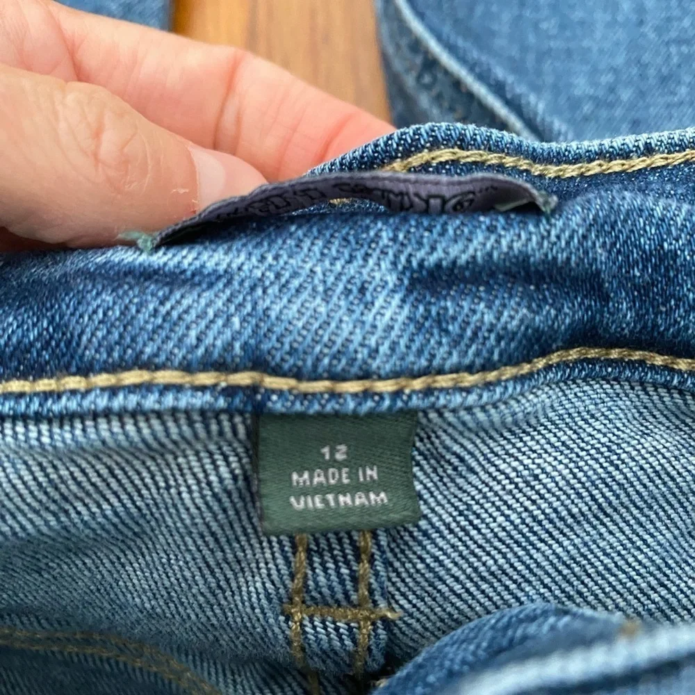 Wild Fable Jeans Womens Size 12 Highest Rise Straight Leg Button Fly